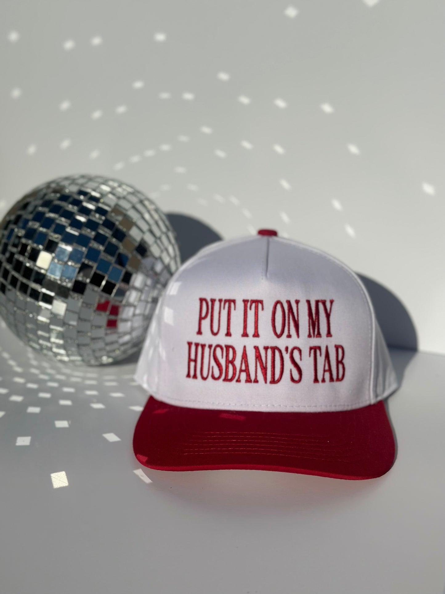 Put it on my husband’s tab Trucker
