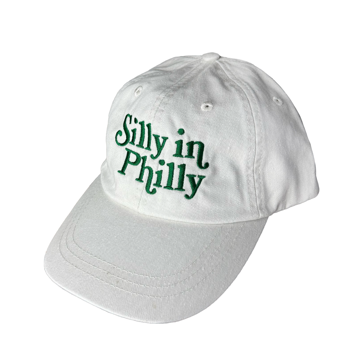 Silly in Philly Green Unstructured 6 Panel Hat Funny Apparel