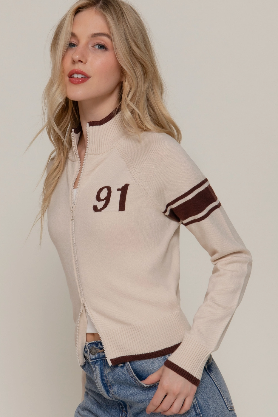 The Nora Zip Up