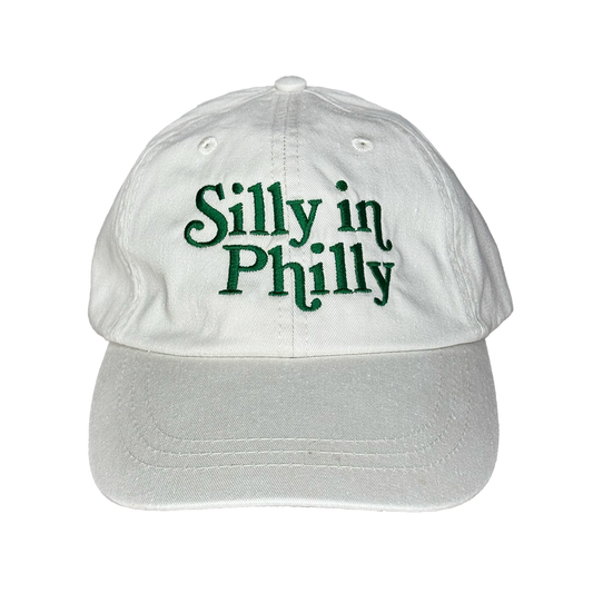 Silly in Philly Green Unstructured 6 Panel Hat Funny Apparel